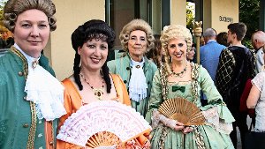Die Venezianerinnen haben die Gäste unterhalten. Foto: Frank Wittmer
