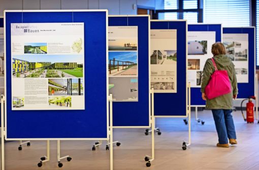 Eine Ausstellung in der Rems-Murr-Klinik in Winnenden zeigt die preisgekrönten Projekte. Foto: Frank Eppler