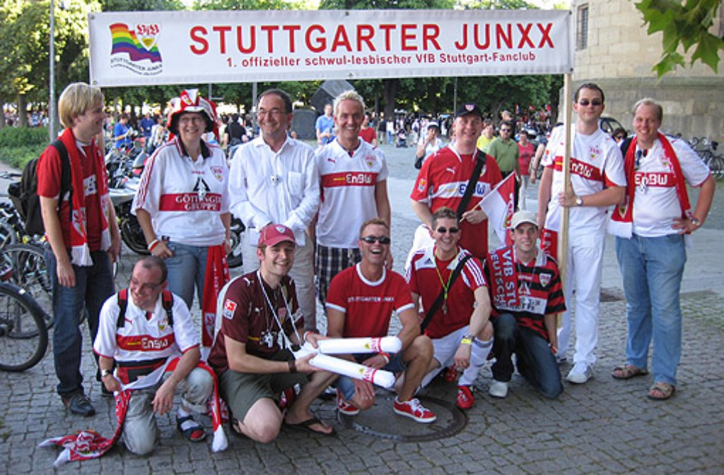 Stolz waren sie auf die CSD-Schirmherrschaft des damaligen VfB-Präsidenten Erwin Staudt.