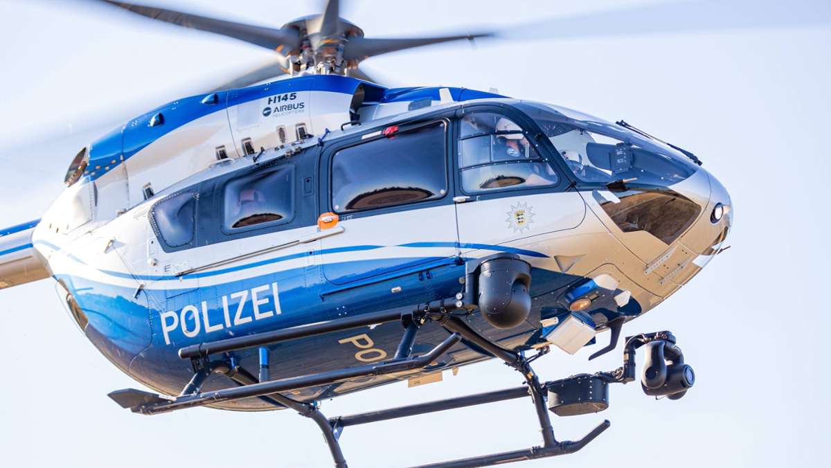 Hohenlohekreis: Polizei fasst Autofahrer nach Verfolgungsjagd mit Hubschrauber