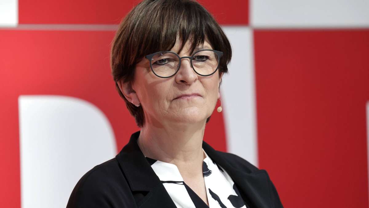 SPD-Chefin Saskia Esken: „Wir führen das Land aus der Krise“