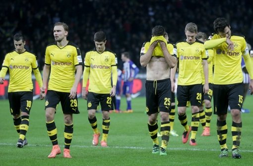 Dortmund geht mit einem Unentschieden vom Platz Foto: dpa