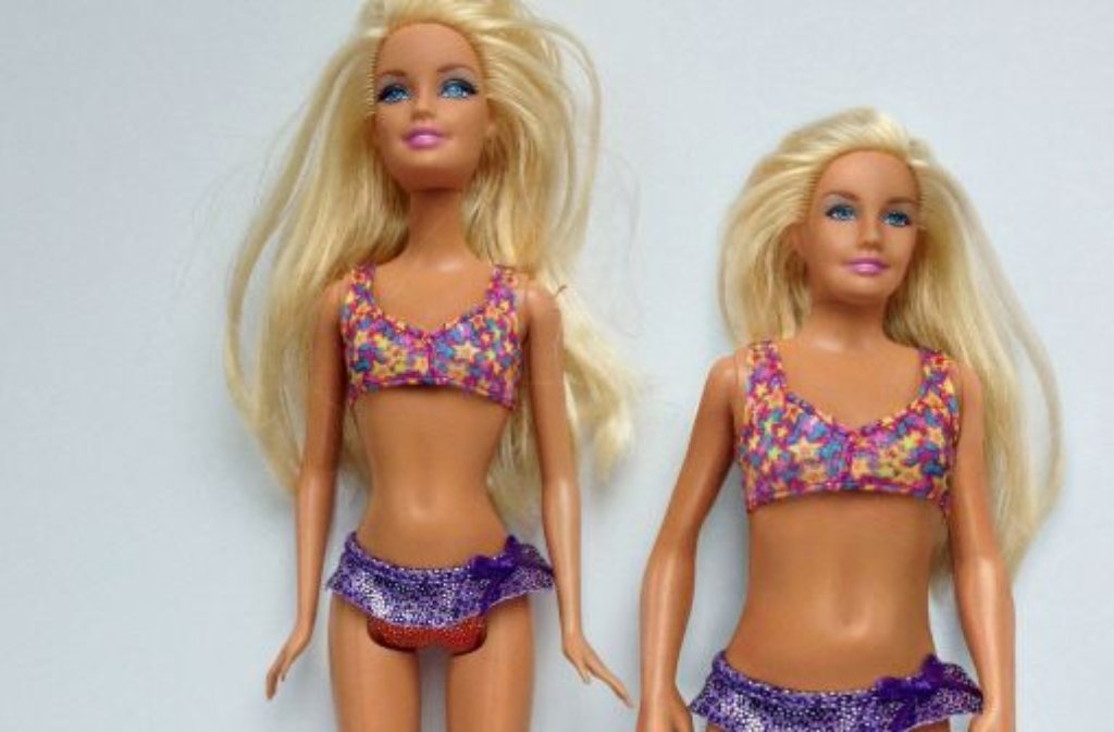 Die echte Barbie und Nickolay Lamms reale Version - die Unterschiede sind bemerkenswert.