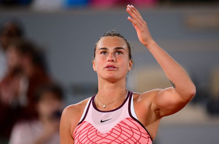 Aryna Sabalenka bei den French Open: Belarussin positioniert sich gegen den Krieg in der Ukraine