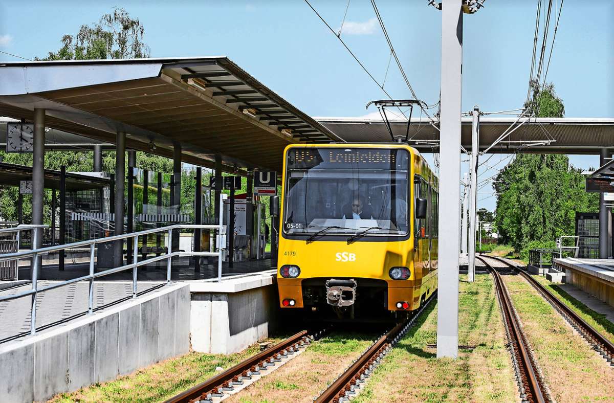Laut dem Chefplaner der  Stuttgarter Straßenbahnen (SSB)  könnte die U 5 bereits von Ende 2029 an bis nach Echterdingen fahren. Foto: /Thomas Krämer