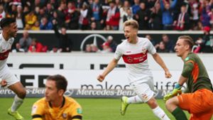Pleitenserie des VfB ist beendet – 3:1 gegen Dynamo Dresden