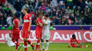 Der VfB Stuttgart trennte sich von Borussia Mönchengladbach 1:1. Foto: Bongarts