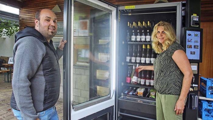 Neuer Weinautomat aufgestellt