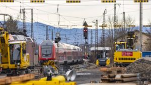 Der Ausbau der Rheintalbahn zwischen Karlsruhe und Basel ist ein wichtiges Infrastrukturprojekt der Bahn. Foto: imago /Arnulf Hettrich