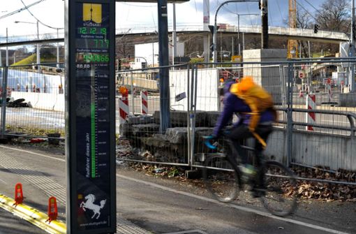 In den nächsten Tagen könnte an der Zählstelle der einmillionste Radfahrer gezählt werden. Foto: Lichtgut/Max Kovalenko