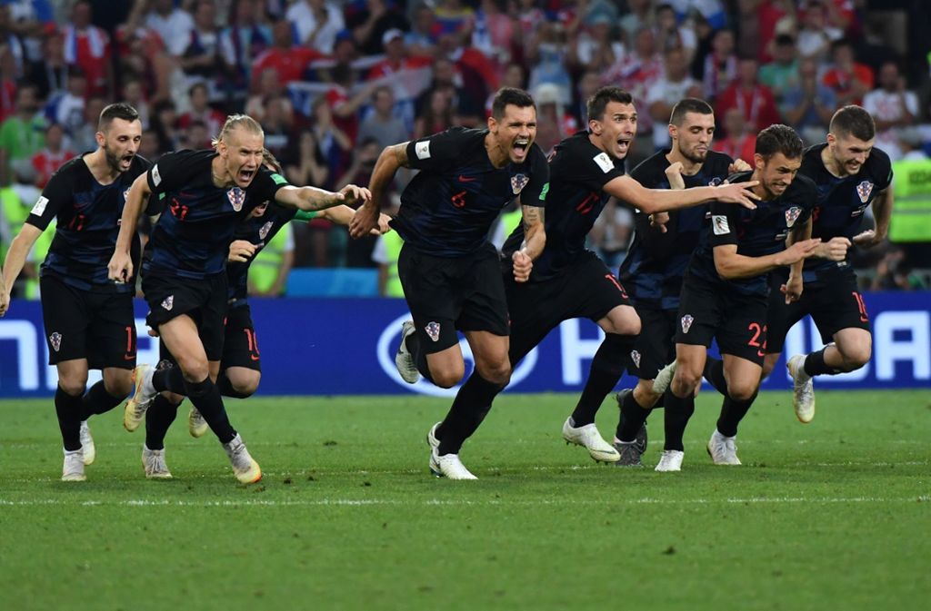 Wieder Sieg nach Elfmeterschießen: Kroatien stürmt ins WM-Halbfinale. Foto: AFP