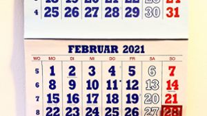 Der Kalender 2021 meint es nicht gut mit Arbeitnehmern – viele Feiertage fallen aufs Wochenende. Foto: dpa/Jan Woitas