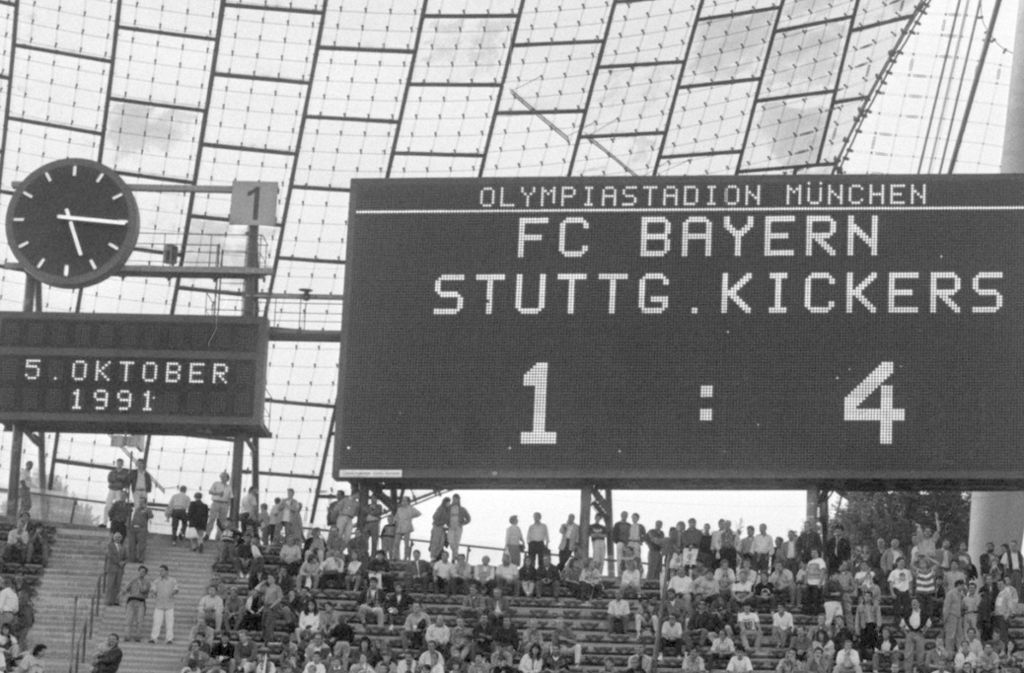 Ein Dokument der Zeitgeschichte, das alle blauen Herzen höher schlagen lässt: Der 4:1-Auswärtssieg der Stuttgarter Kickers beim FC Bayern.