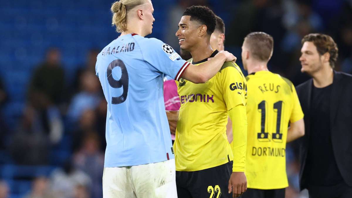 Borussia Dortmund gegen Manchester City BVB-Matchball im Zeichen des Duells von Bellingham gegen Haaland