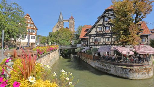 Esslingen punktet mit seiner malerischen Altstadt. Foto: imago//Gerald Abele