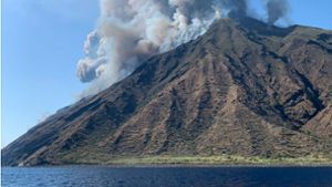 Explosionen im italienischen Vulkan Stromboli