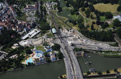 Der Umbau des Leuzeknotens verteuert das Projekt Rosensteintunnel. Die Mehrheit der Stadträte steht gleichwohl voll hinter den Planungen. Foto: Manfred Storck