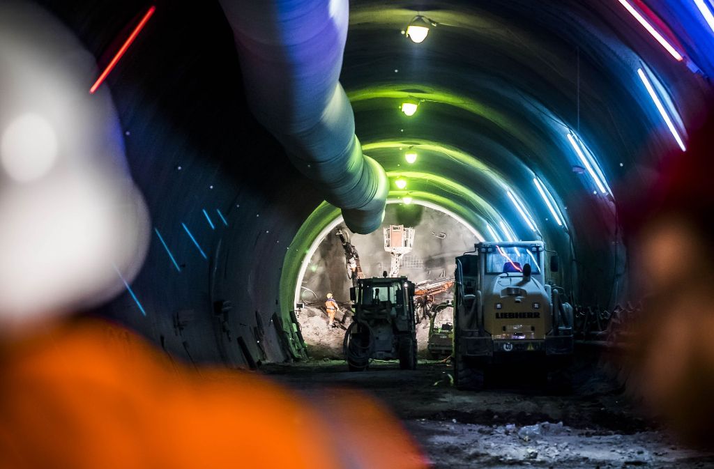 Der Tunnelbau der Bahn unter Stuttgart kommt trotz mancher Schwierigkeiten voran. Foto: Lichtgut/Max Kovalenko