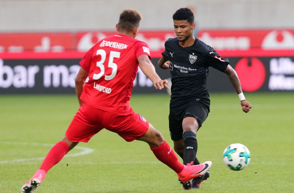 VfB-Verteidiger Ailton feierte gegen Heidenheim sein Debüt.