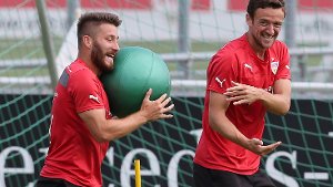 Vorbereitung auf Bayer Leverkusen - die Bilder vom VfB-Training