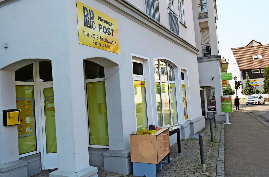Die Plieninger Postfiliale „Plipo“ öffnet am Montag. Derzeit werden  die Räume noch entsprechend eingerichtet. Foto: Julia Bosch