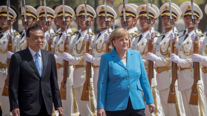Merkel und Chinas neue Muskelmänner