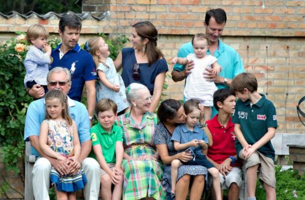 Alle auf einem Bild: Die dänische Königsfamilie im Sommerurlaub.