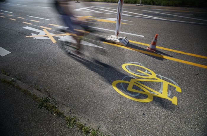 Radler in Waiblingen und Fellbach: Bahnsperrung lockt zahlreiche Pendler aufs Fahrrad