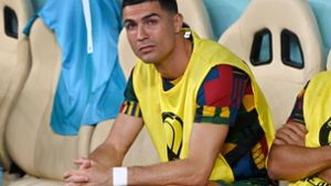 Bei dieser WM sitzt Ronaldo oft auf der Bank. Dennoch steht der 37-Jährige im Fokus. Foto: /Sven Simon