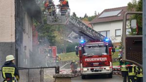 Die Feuerwehr hat am Montag einen Brand im Enzkreis bekämpft. Foto: SDMG