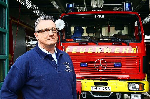 Andreas Thoß im Jahr 2012 bei „meiner Feuerwehr“ Foto: factum/Archiv