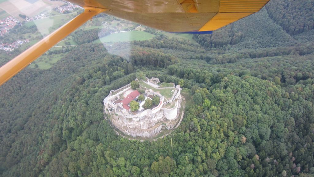 Esslingen: In der   Cessna über die Alb