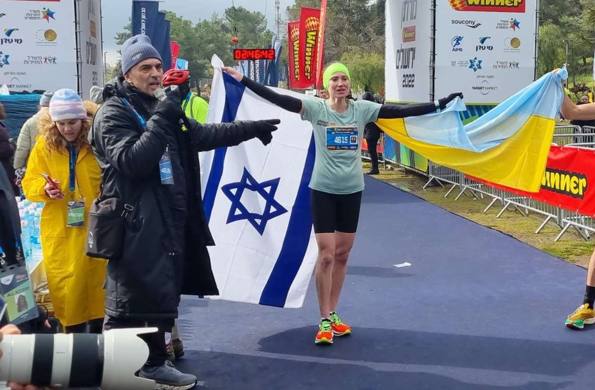 Walentyna Werezka hat den Marathon in Jerusalem gewonnen. Foto: dpa/---
