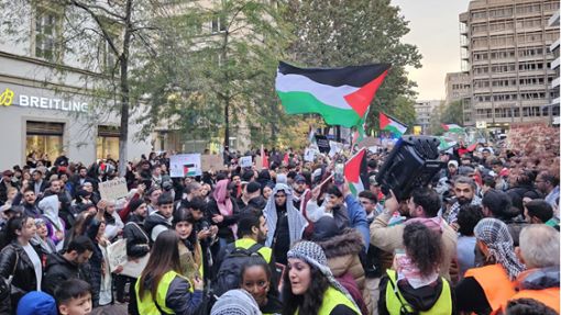 Die Demonstration fand am Freitagnachmittag in der Stuttgarter City statt. Foto: Andreas Rosar/Fotoagentur Stuttgart