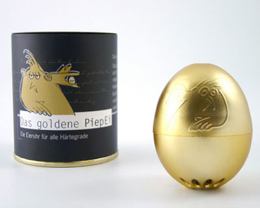 Das Piep-Ei spielt eine Melodie, sobald das Ei fertig ist  Foto: Firmenfoto