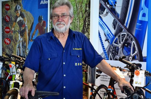 Ulrich Gennermann verkauft noch bis zum 31. August seine letzten Fahrräder. Foto: Alexandra Kratz