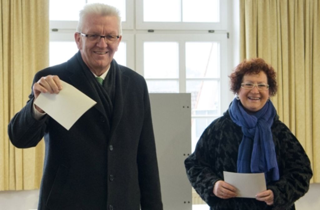 Winfried Kretschmann ist bei der Landtagswahl bestätigt worden.