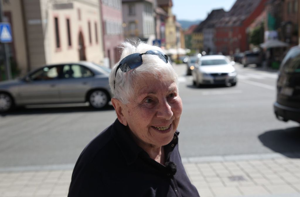 Maja Becht war lange Jahre Stadtführerin in Rottweil. Sie kennt den Ort und die Leute hier.