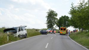 Crash zwischen Schönaich und Holzgerlingen mit mehreren Leichtverletzten. Foto: SDMG/SDMG/Dettenmeyer