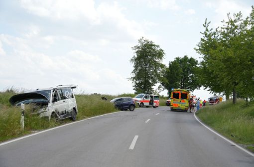 Crash zwischen Schönaich und Holzgerlingen mit mehreren Leichtverletzten. Foto: SDMG/SDMG/Dettenmeyer