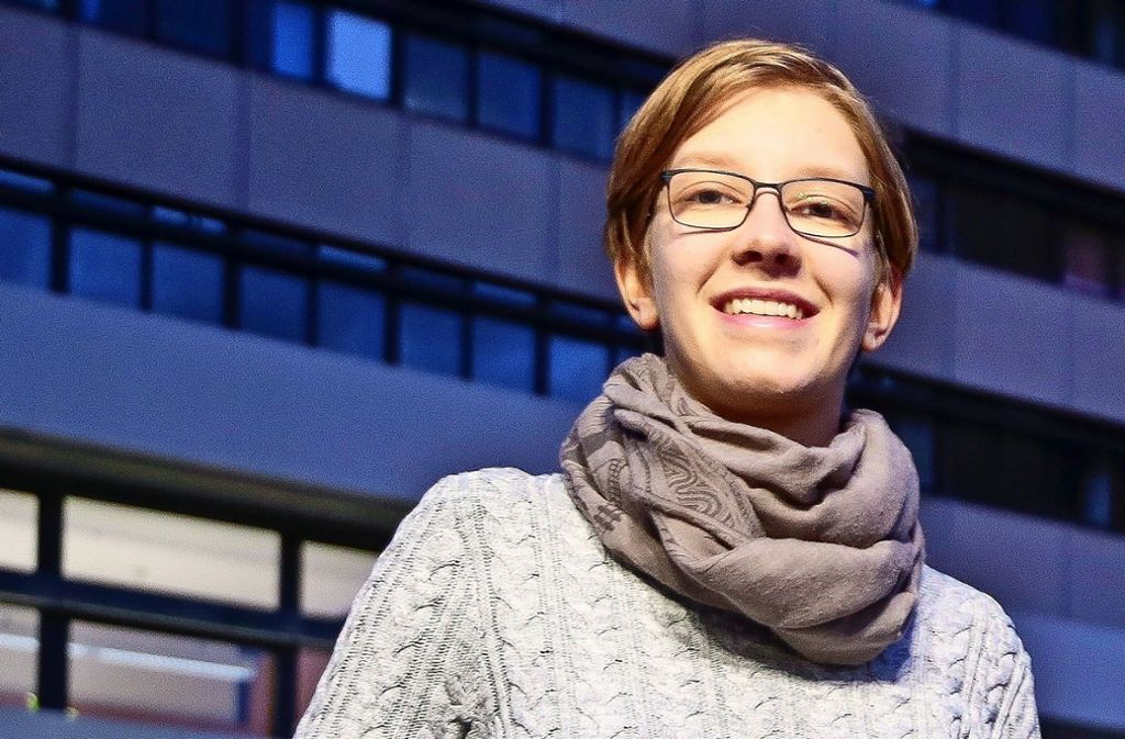 Alina Kroschwald, 20 Jahre jung, bestimmt künftig im Sindelfinger Gemeinderat mit. Foto: factum/Granville