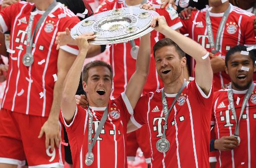 Bayern-Kapitän Philipp Lahm nimmt Abschied. Foto: Bongarts