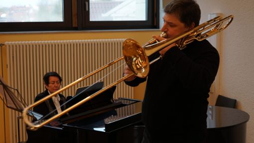 Duo Puschanski und Häge-Nüssle beim Lehrerkonzert Foto: Musikschule