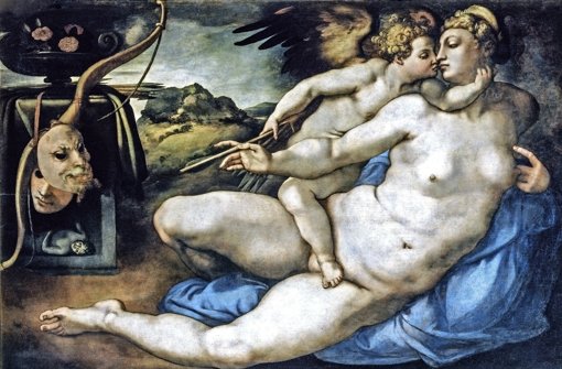 Jacopo Pontormo (1494–1557) nach Entwurf von Michelangelo Buonarroti:  Venus und Amor, um 1533 Foto: Städel Museum