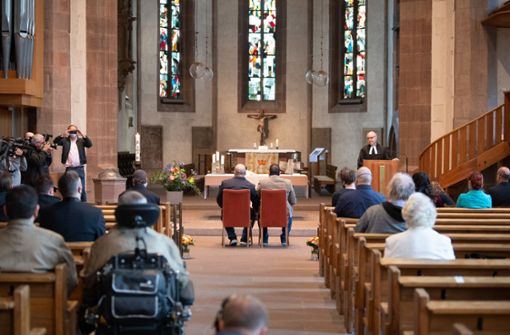 Am 24. Mai hat das Paar in der Leonhardskirche den Segen erhalten. Foto: Lichtgut/Martin Stollberg