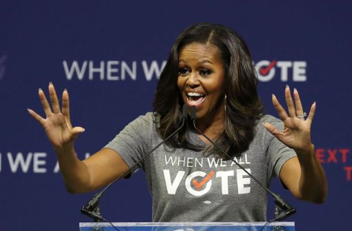 Macht sich für mehr Wahlbeteiligung stark: Michelle Obama. Foto: AFP