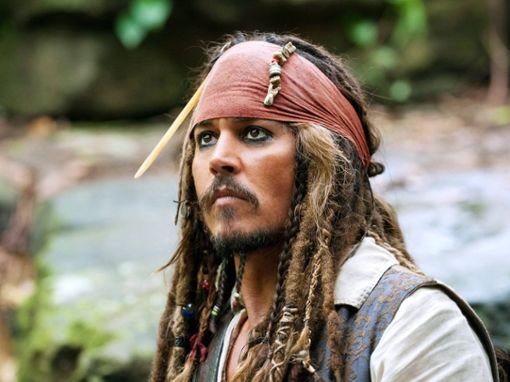 Johnny Depp als Jack Sparrow in Pirates of the Caribbean - Fremde Gezeiten (2011). Foto: imago images/Mary Evans