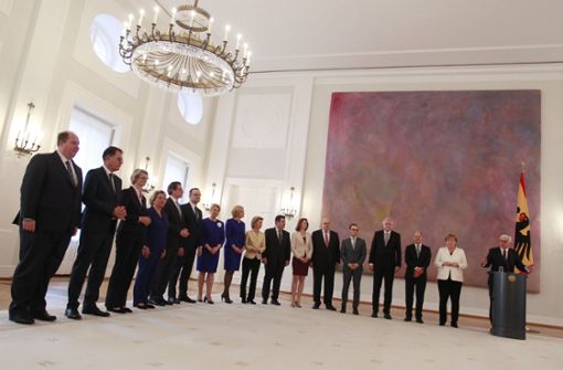Angela Merkels neues Kabinett. Foto: Getty Images Europe