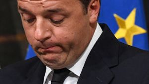 Italiens Premier Renzi tritt zurück. Foto: ANSA