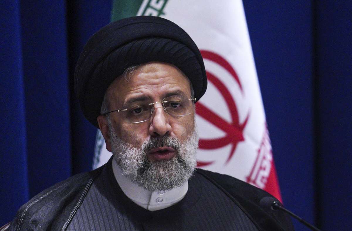 Der iranische Präsident Ebrahim Raisi glaubt, dass die Proteste  nach dem Tod vom Mahsa Amini aus dem Ausland gesteuert werden. Foto: dpa/Bebeto Matthews